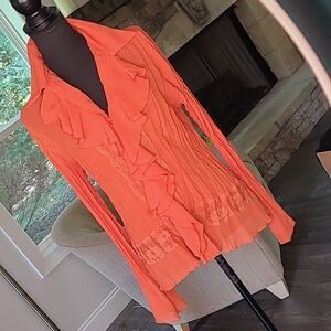 Notations clothing co. Sz S crinkle shirt